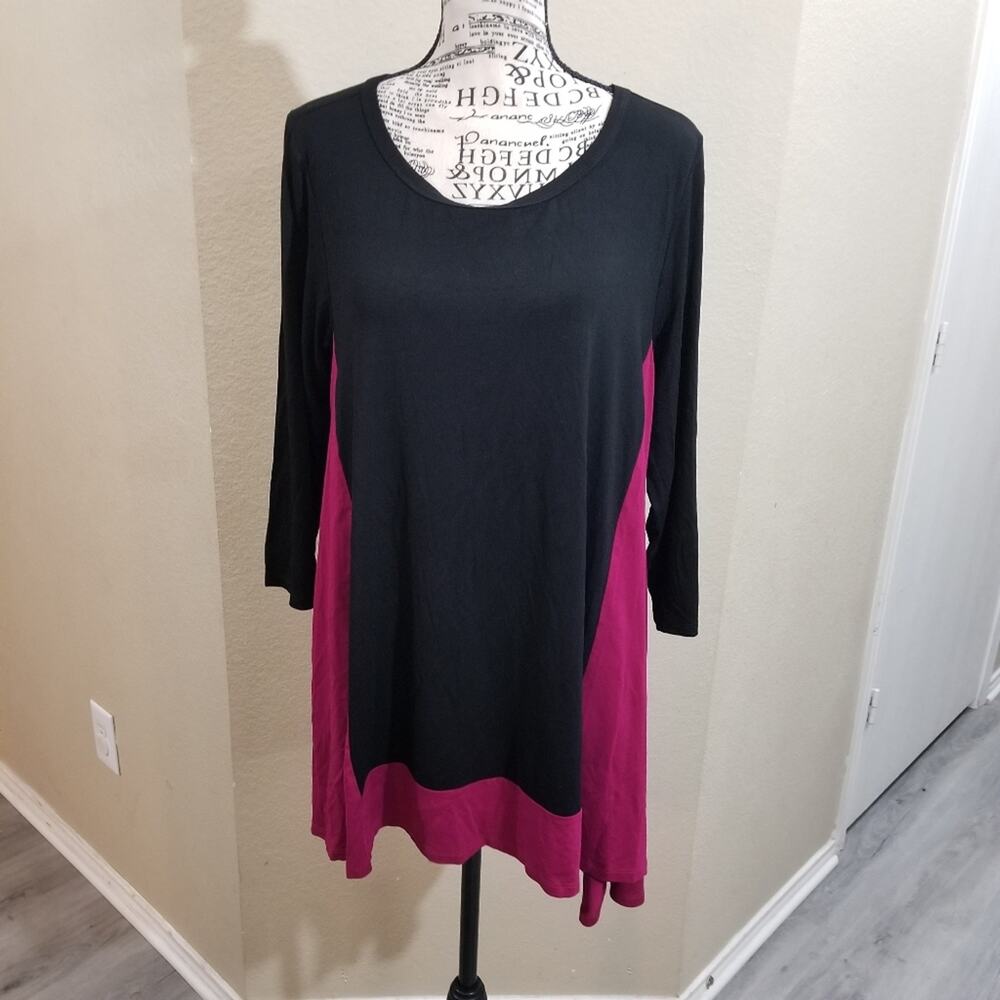 Avenue elsa 3/4 sleeve tunic plus‎ size 16 NWT
